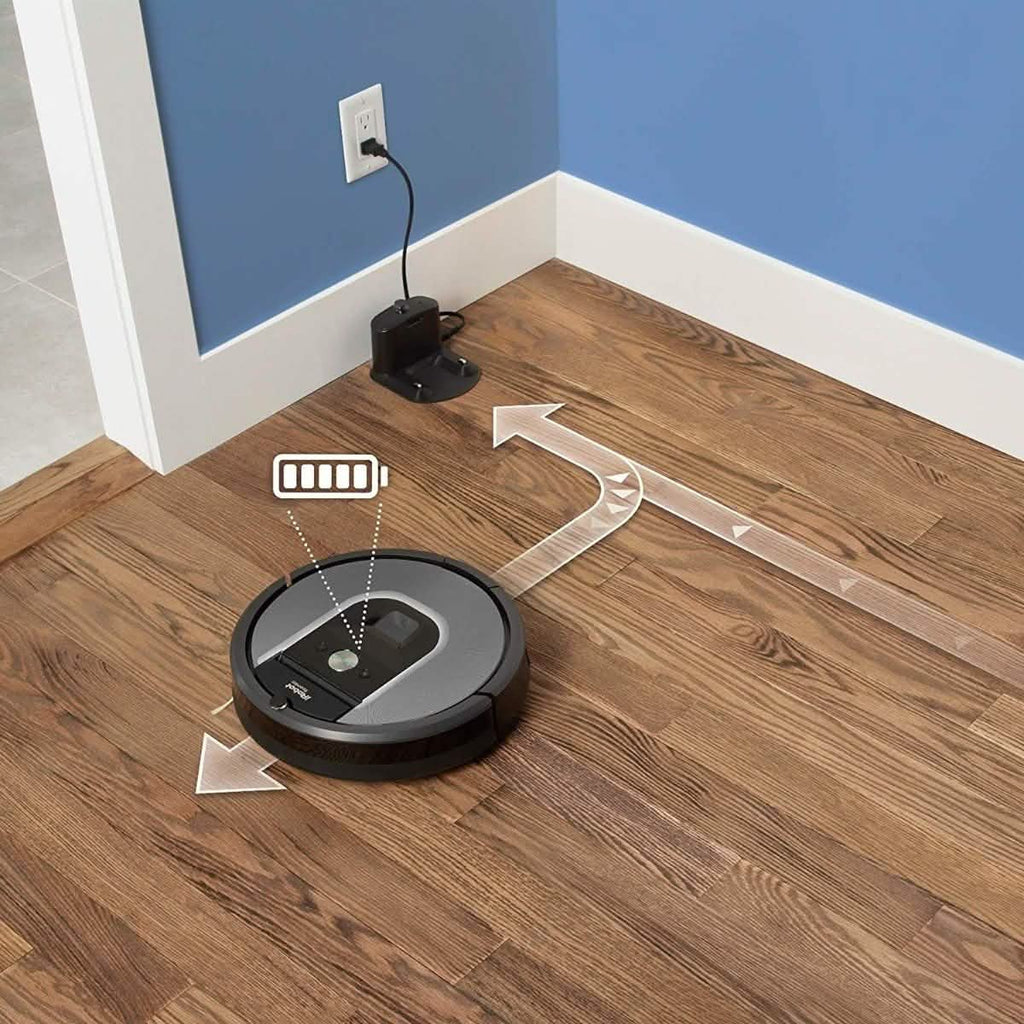 Robot aspirateur iRobot Roomba 960 - Connecté au Wi-Fi, cartographie, fonctionne avec Alexa (Reconditionné)