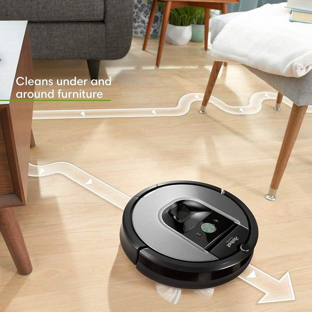 Robot aspirateur iRobot Roomba 960 - Connecté au Wi-Fi, cartographie, fonctionne avec Alexa (Reconditionné)
