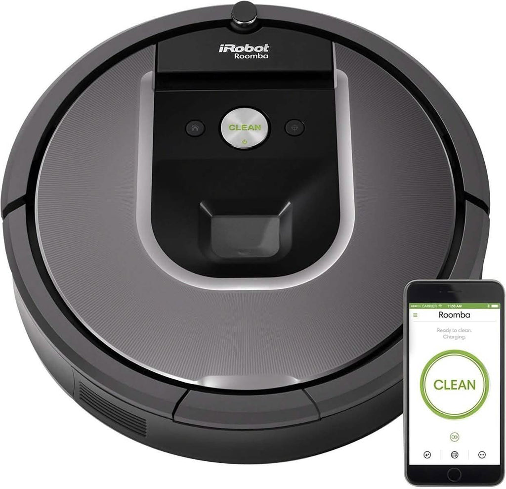 Robot aspirateur iRobot Roomba 960 - Connecté au Wi-Fi, cartographie, fonctionne avec Alexa (Reconditionné)
