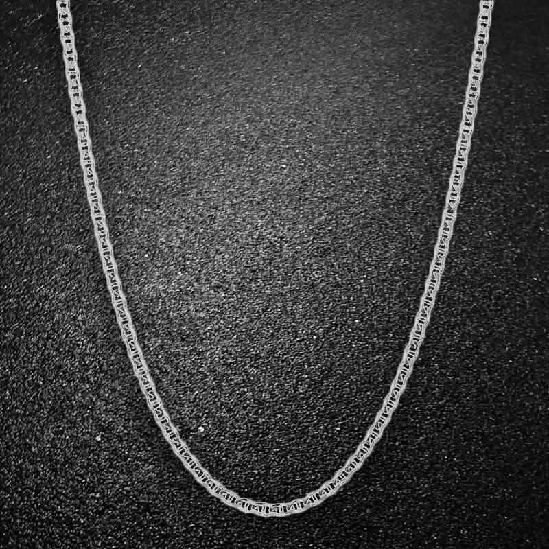Chaîne maille marine en argent sterling italien