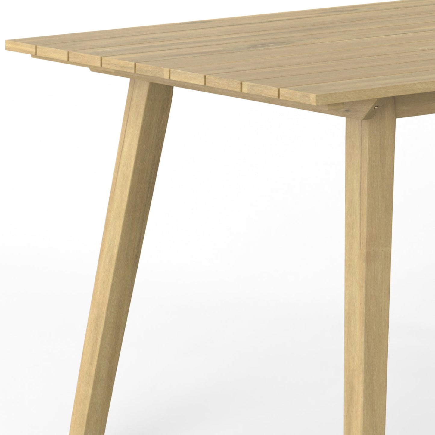 Kona Outdoor Dining Table - Light Teak