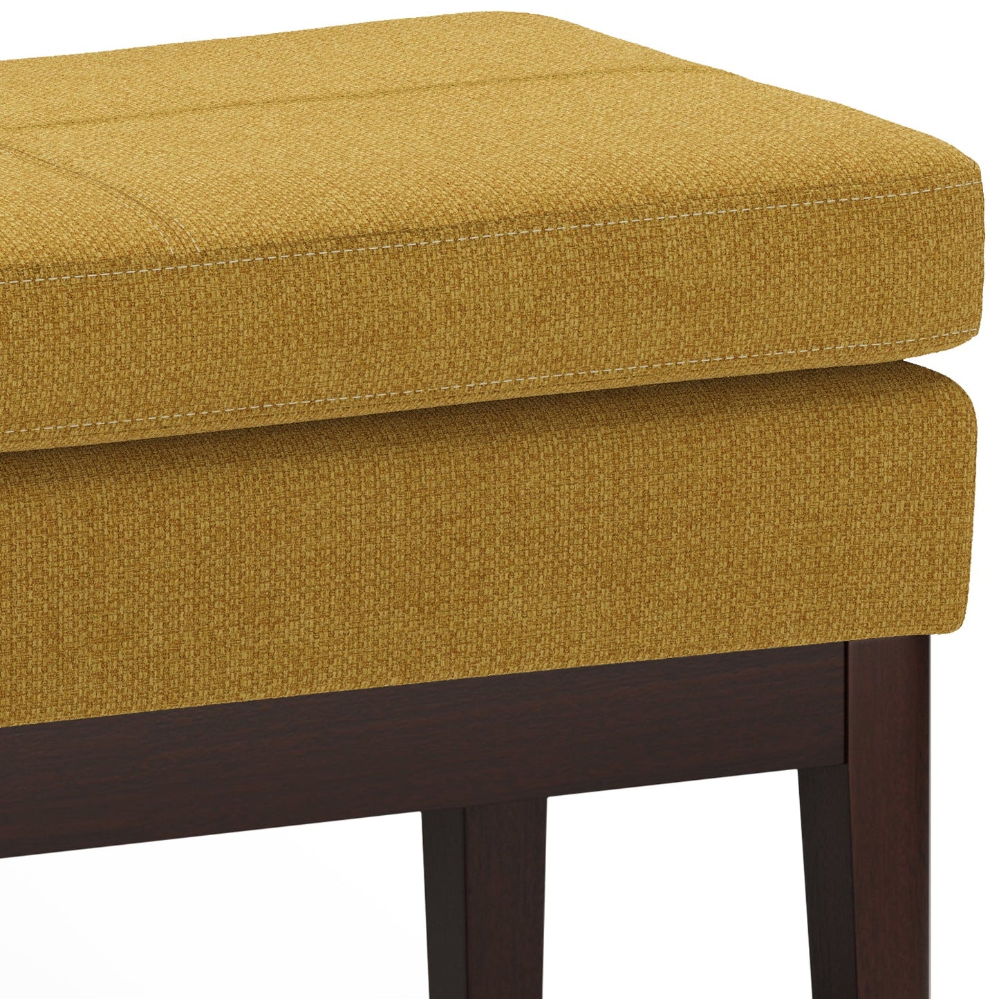 Carlson Small Ottoman Bench in Marigold