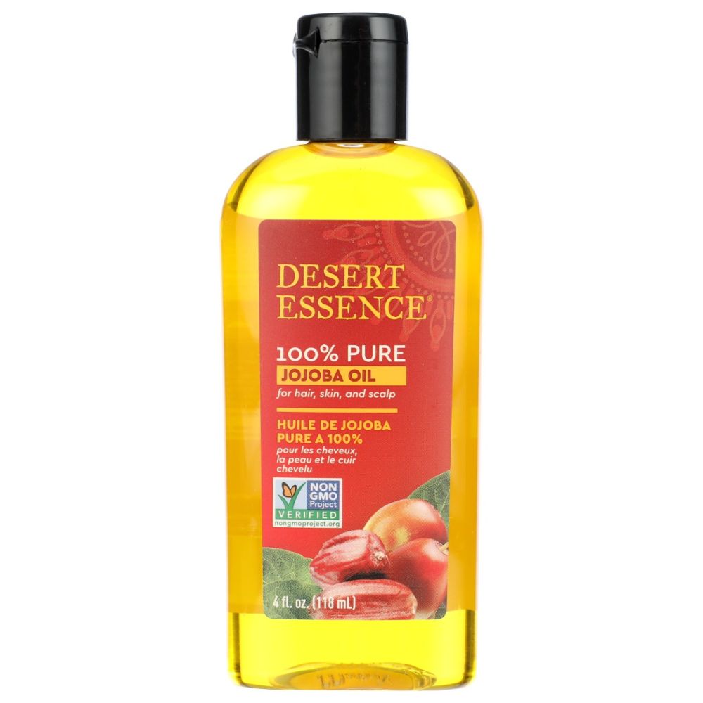 DESERT ESSENCE: 100% Pure Jojoba Oil, 4 fo