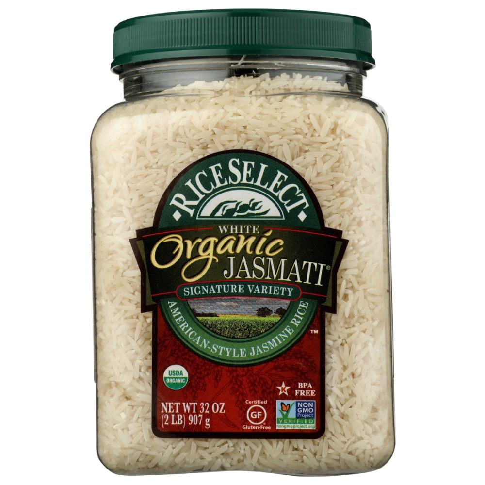 RICESELECT: Organic Jasmati White Rice, 32 oz