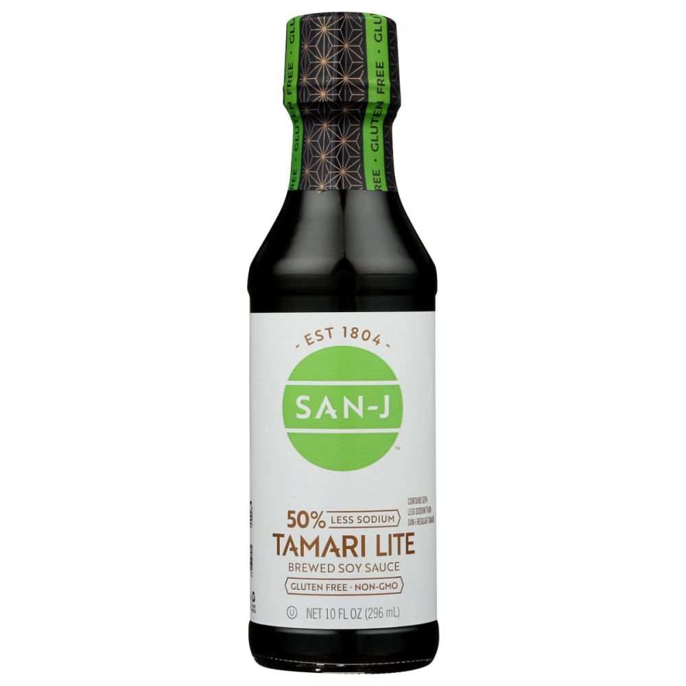 Soy Sauce - Gluten Free & Low Sodium| Tamari Lite 50 Less Sodium 10 oz