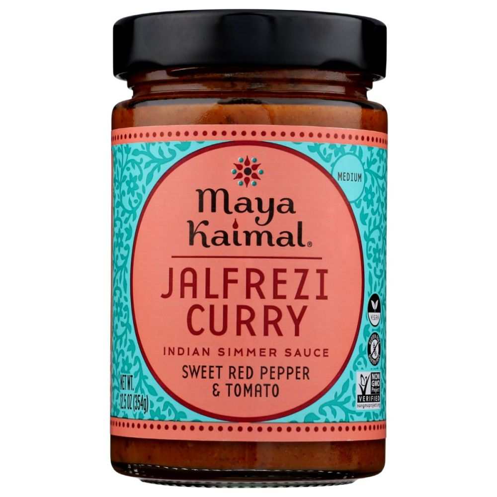 MAYA KAIMAL Jalfrezi Curry Indian Simmer Sauce-12.5oz|Authentic Flavor