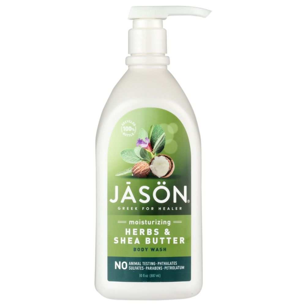 JASON: Moisturizing Herbs and Shea Butter Body Wash, 30 oz