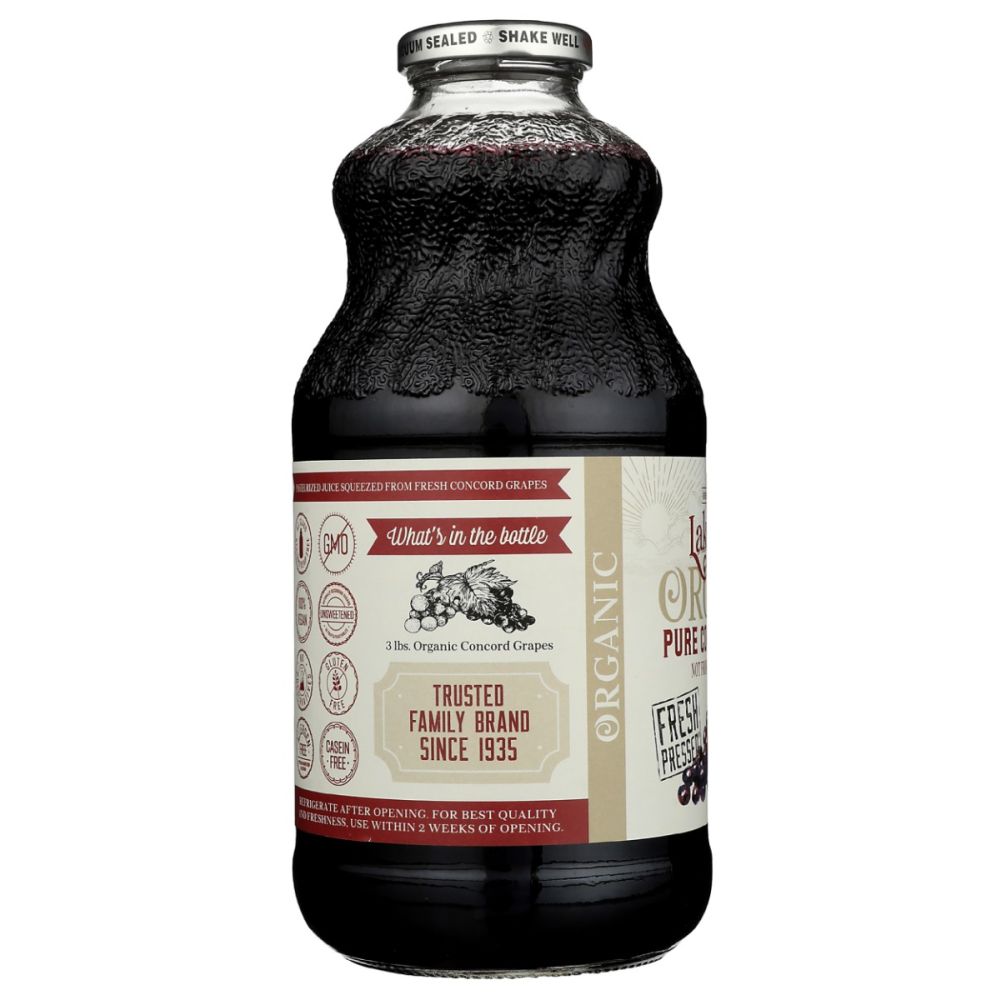 LAKEWOOD: Organic Concord Grape Juice, 32 fo