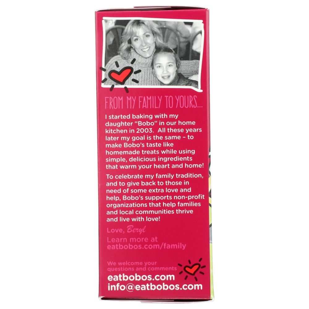 BOBO'S OAT BARS: Peanut Butter and Jelly StuffD Oat Bites 5Ct, 6.5 oz