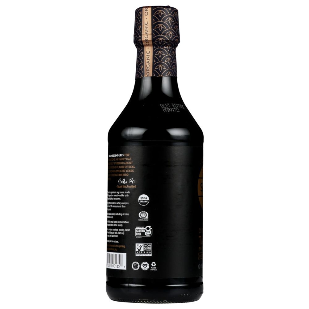 SAN J: Organic Tamari Soy Sauce Gluten Free, 20 oz