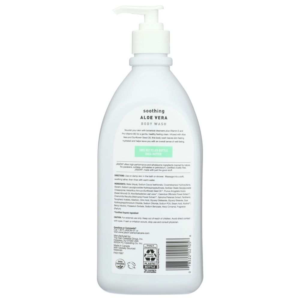 JASON: Soothing Aloe Vera Body Wash - Hydrating 30oz|Aloe