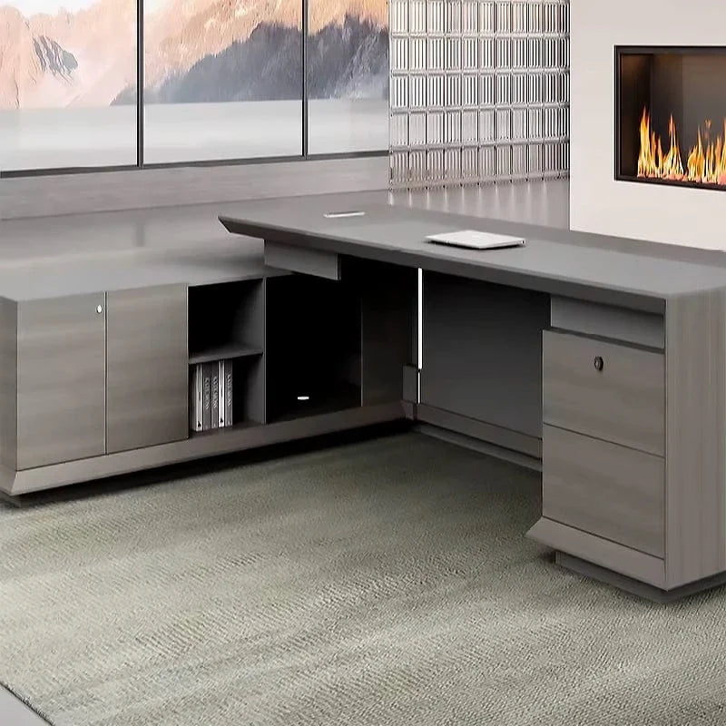 Hurst · Modern L-Shaped Executive Desk