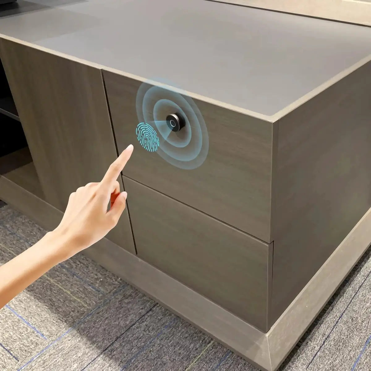 Hurst · Modern L-Shaped Executive Desk