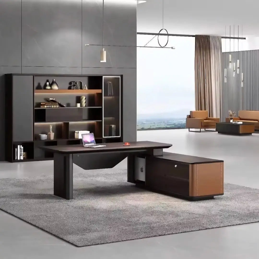 Bentley · Modern L-Shaped Executive Desk
