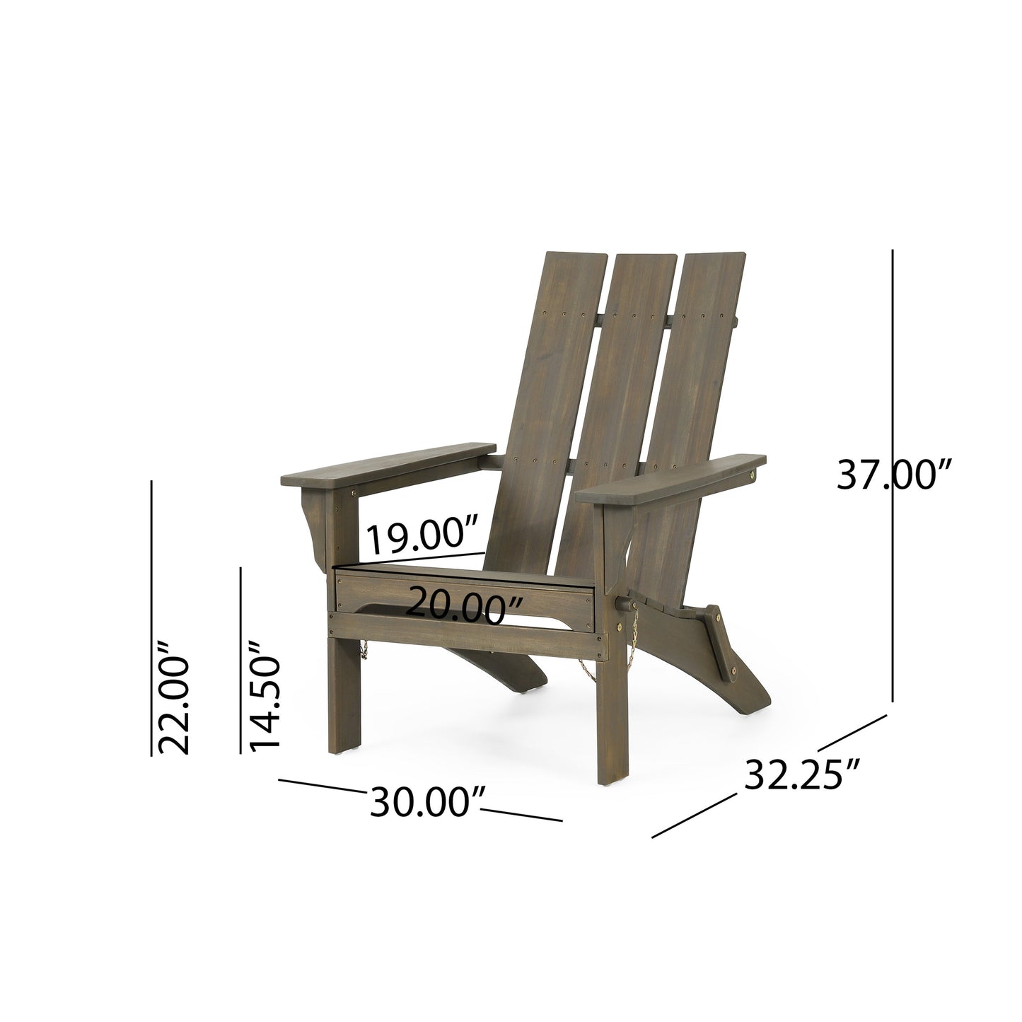 Zuma Foldable Adirondack Chair