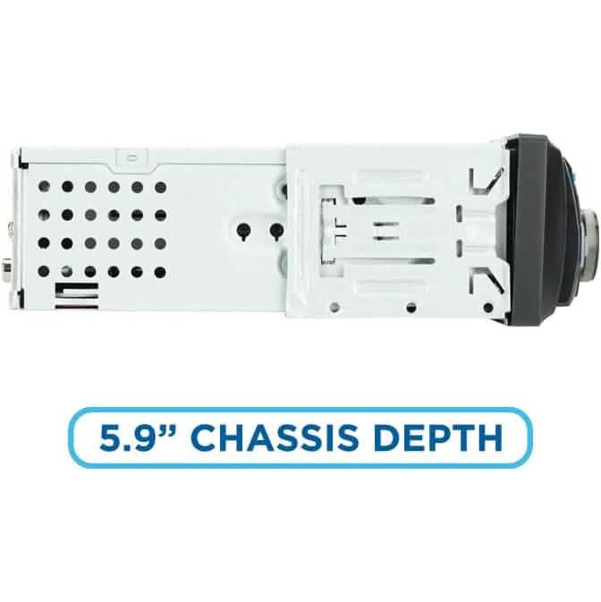 Jensen JCR311 10文字 LCD シングルDIN カーステレオ ラジオ CDプレーヤー（リファービッシュ品）