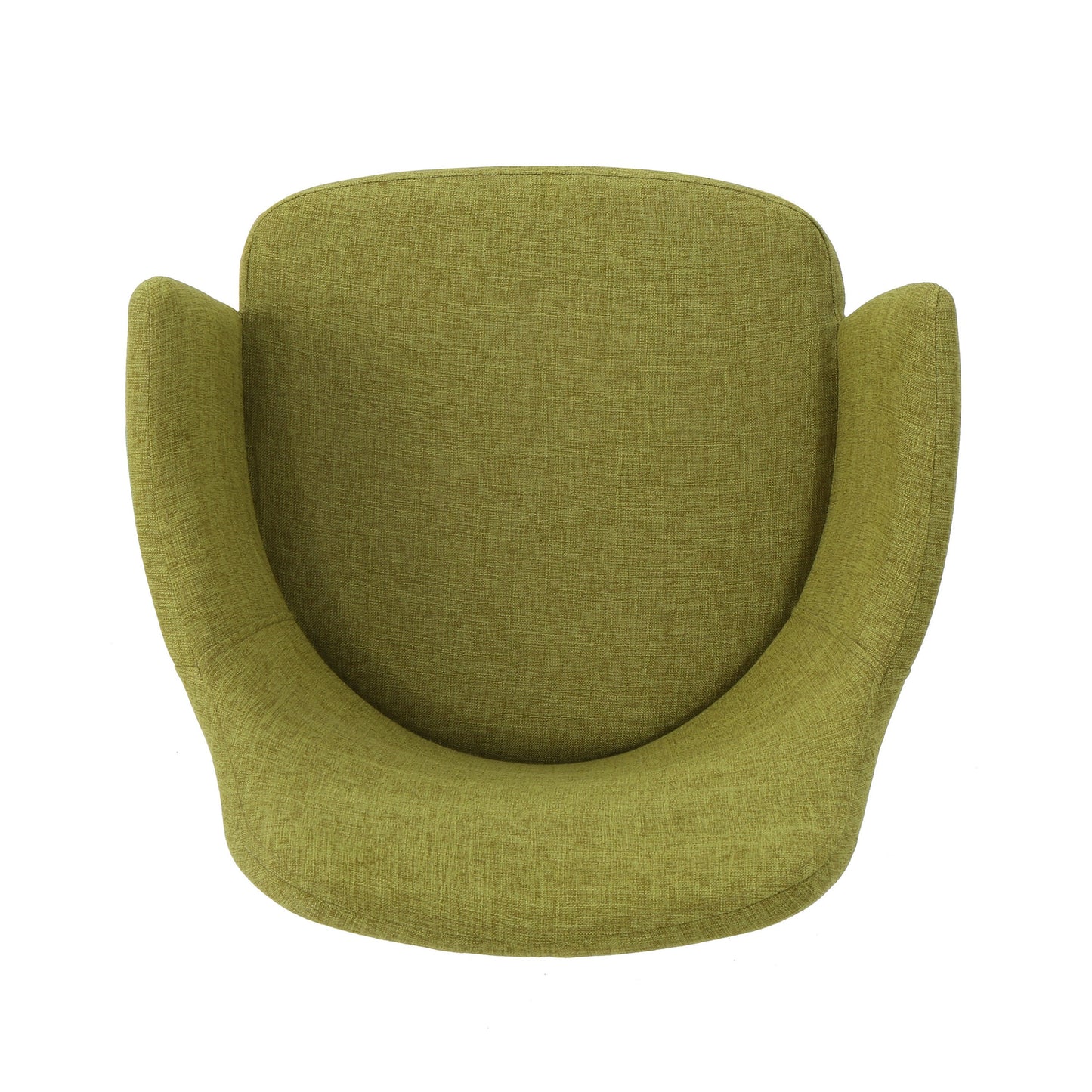 Mid Century Modern Fabric Upholstered Dining Chairs, Set of 2