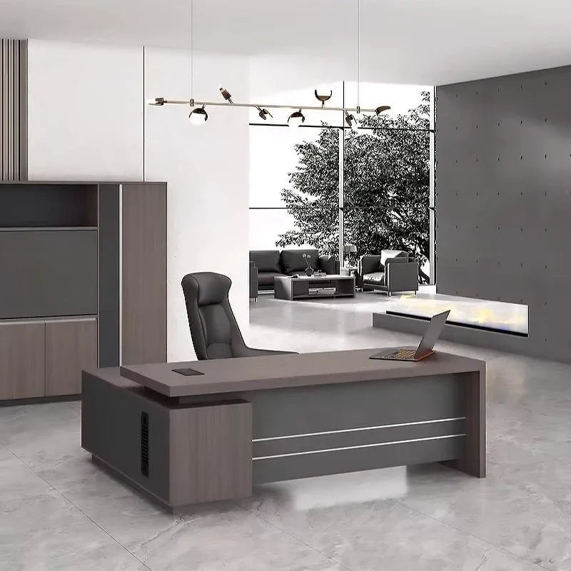 Bristol · Modern L-Shaped Executive Desk