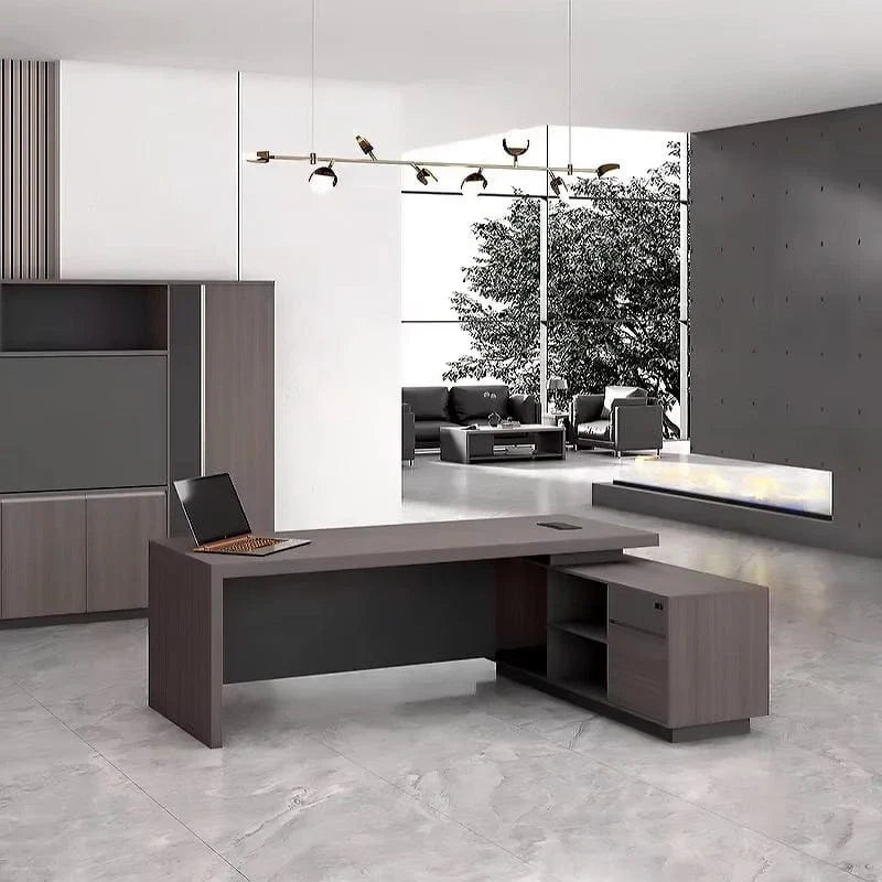 Bristol · Modern L-Shaped Executive Desk