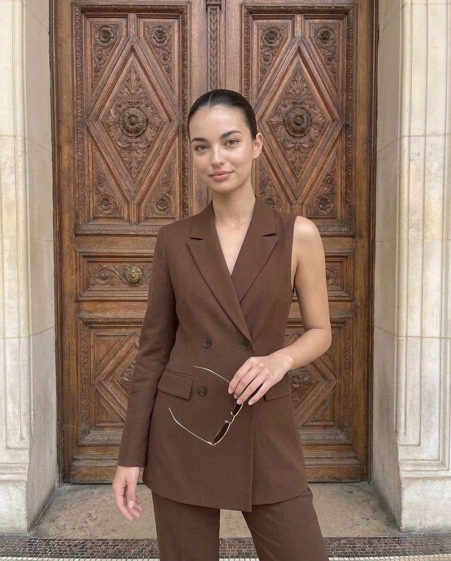 Julie One Shoulder Blazer