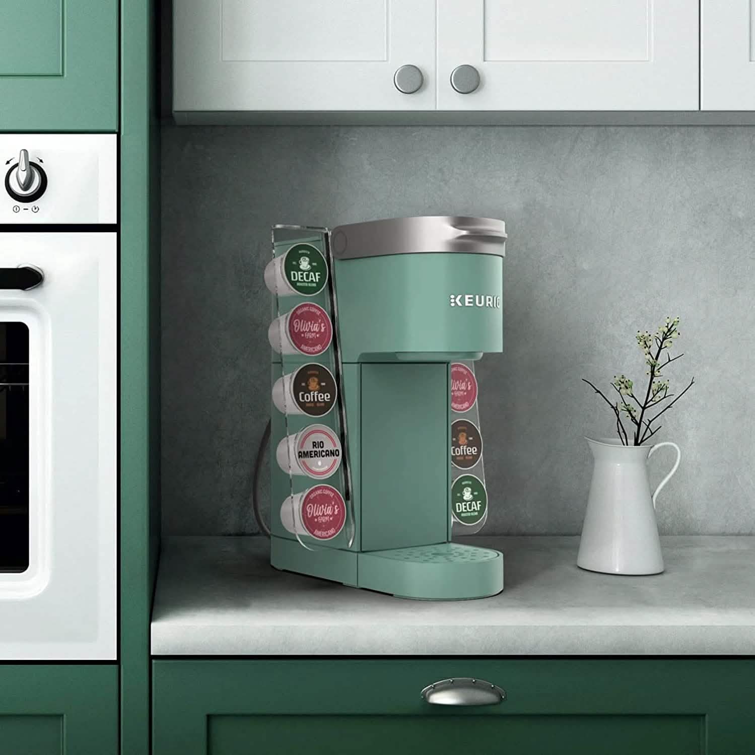 Organisateur de dosettes K-Cup pour cafetières Keurig K-Mini et K-Mini Plus à portion individuelle