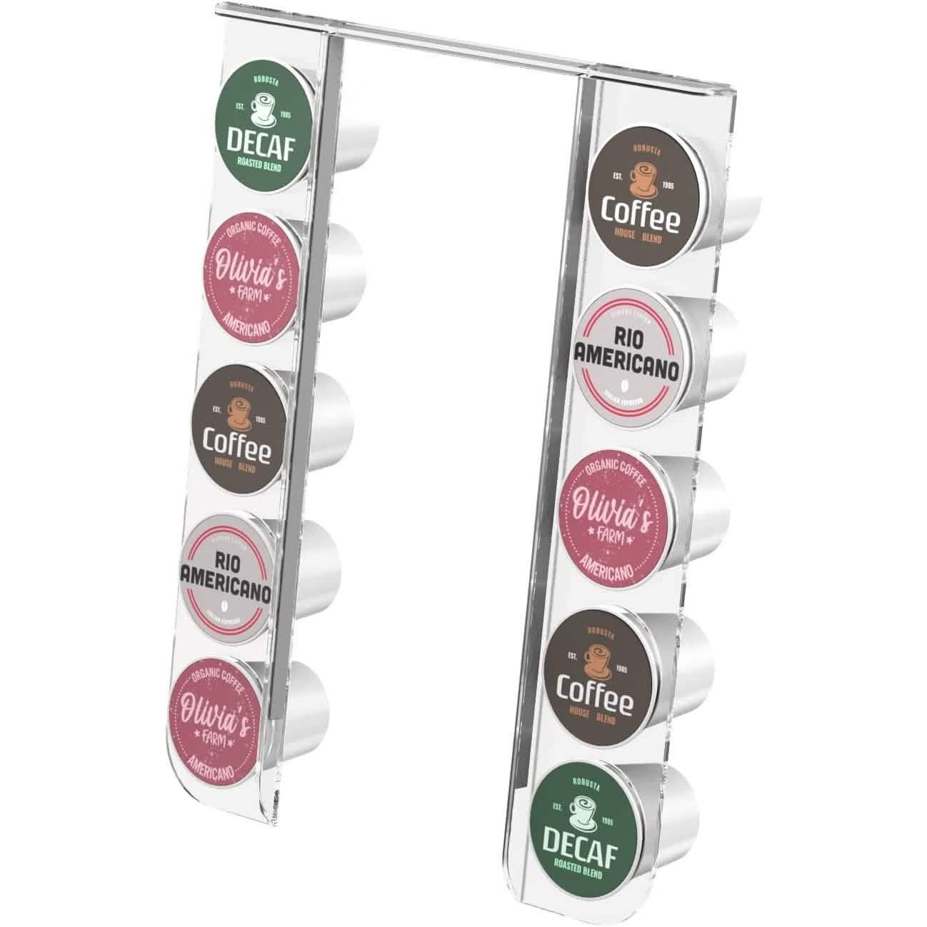 Organisateur de dosettes K-Cup pour cafetières Keurig K-Mini et K-Mini Plus à portion individuelle