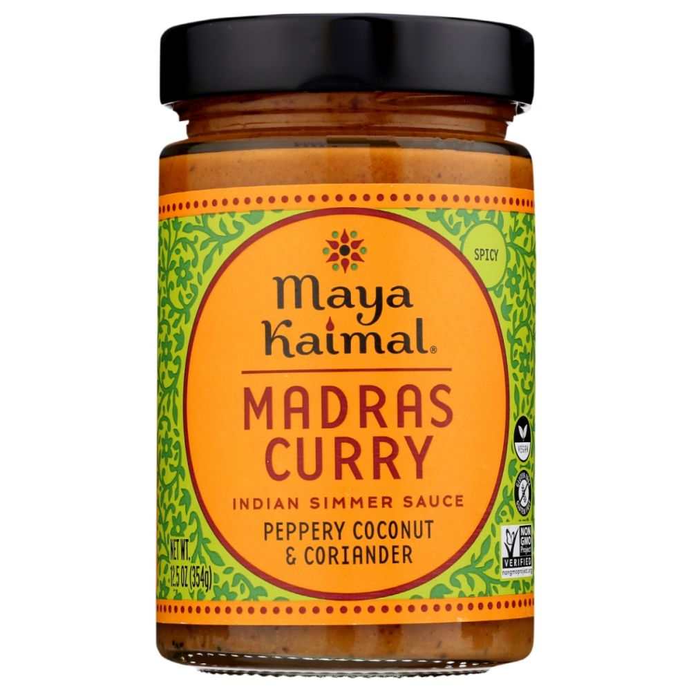 MAYA KAIMAL: Madras Curry Indian Simmer Sauce, 12.5 oz