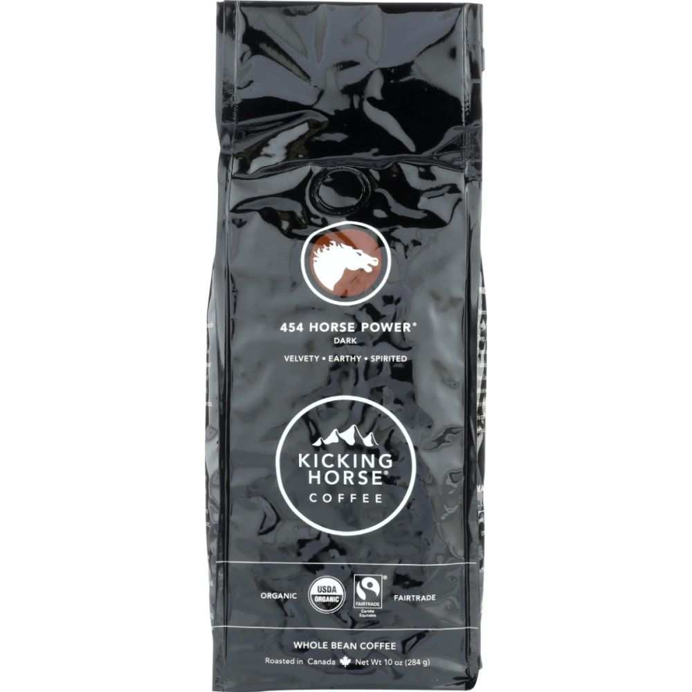 KICKING HORSE: 454 Horse Power Whole Bean Coffee, 10 oz