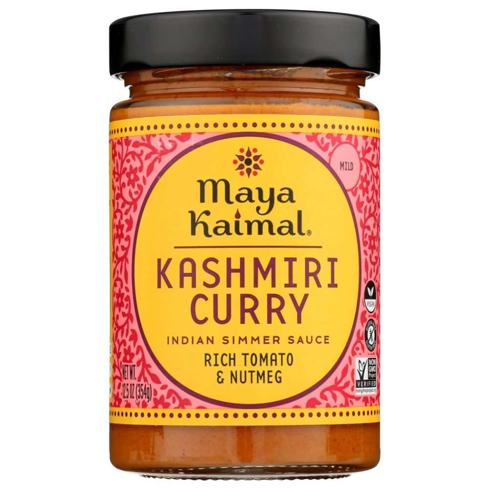 MAYA KAIMAL: Kashmiri Curry Indian Simmer Sauce, 12.5 oz