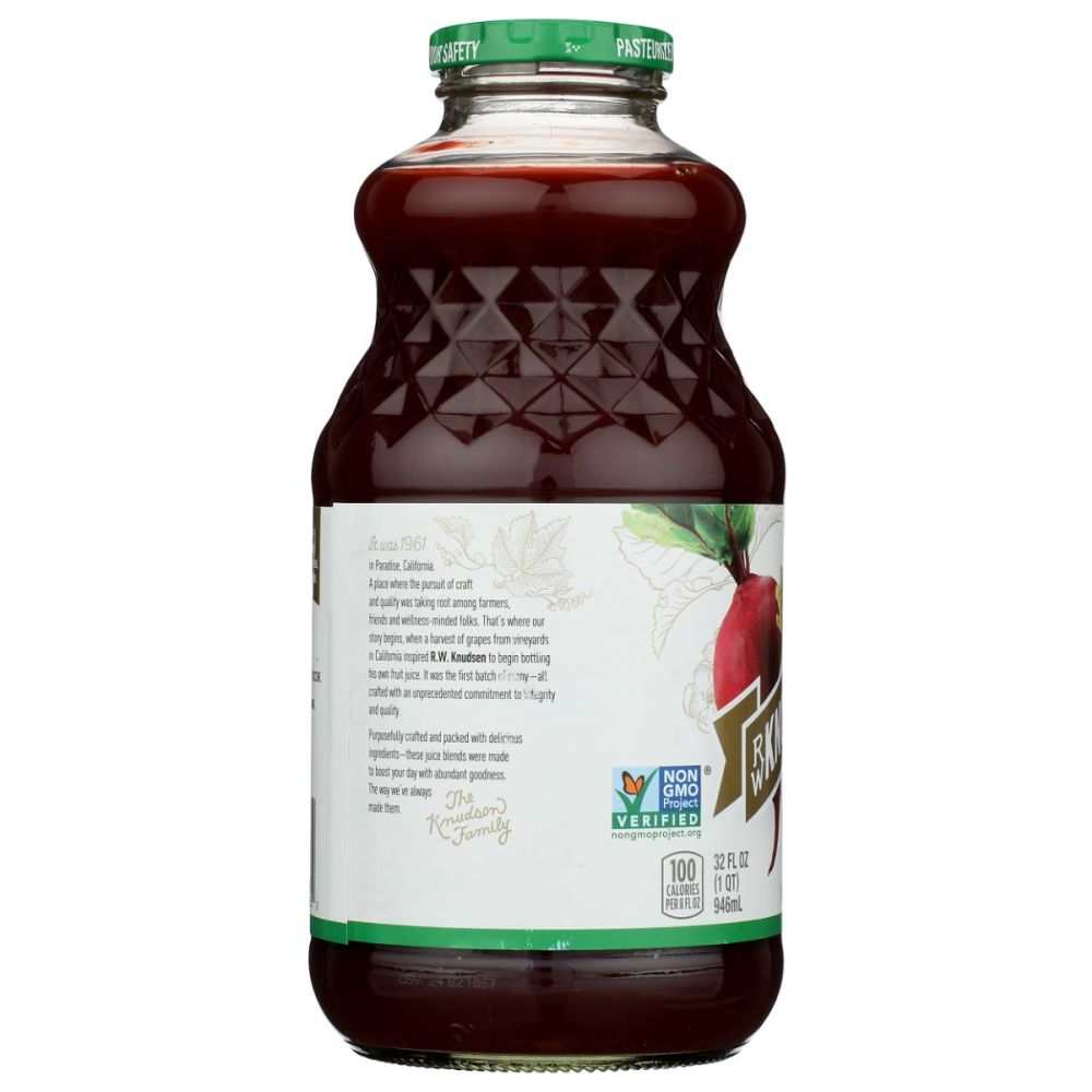 KNUDSEN: Organic Beet Apple Ginger Juice Beverage, 32 fo