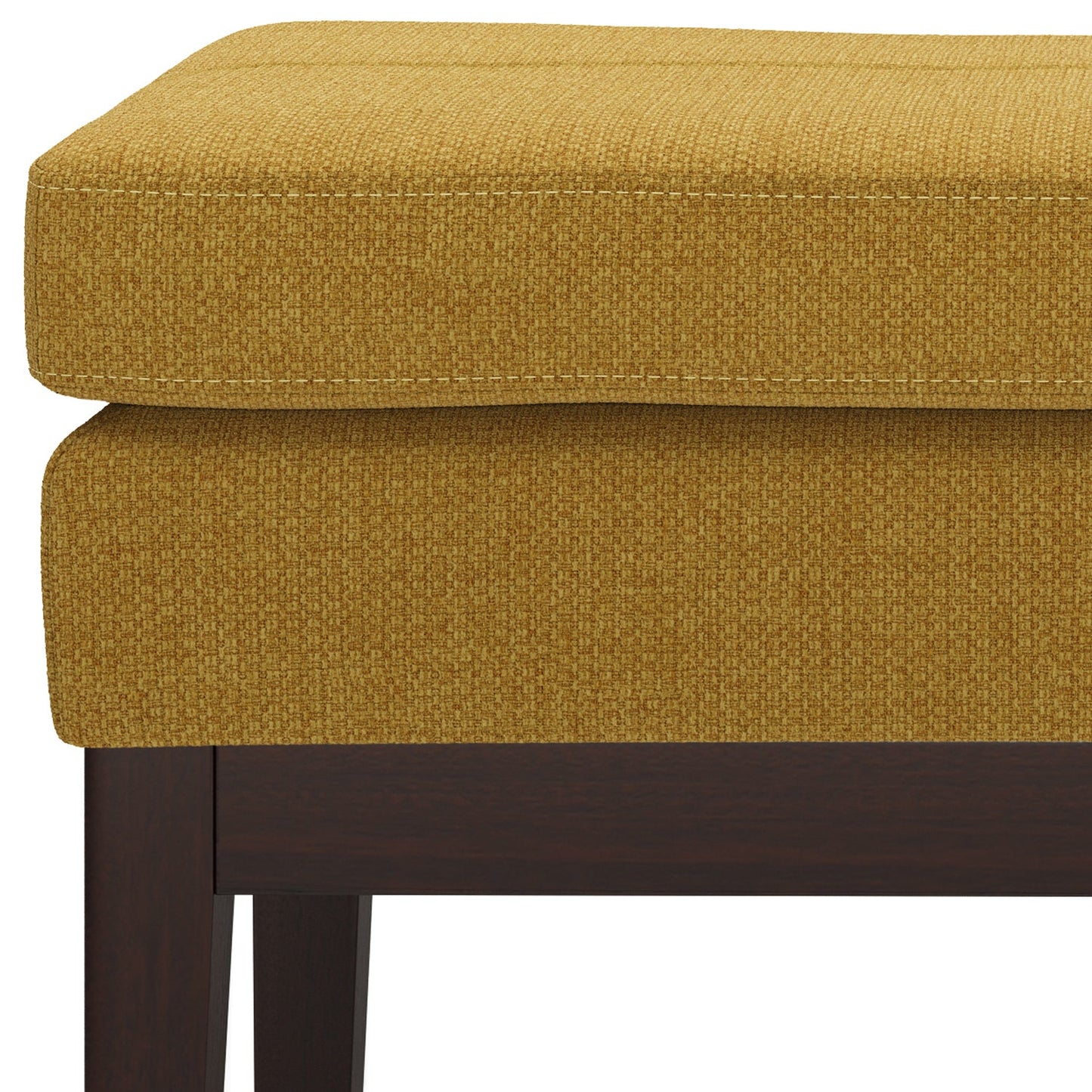 Carlson Small Ottoman Bench in Marigold