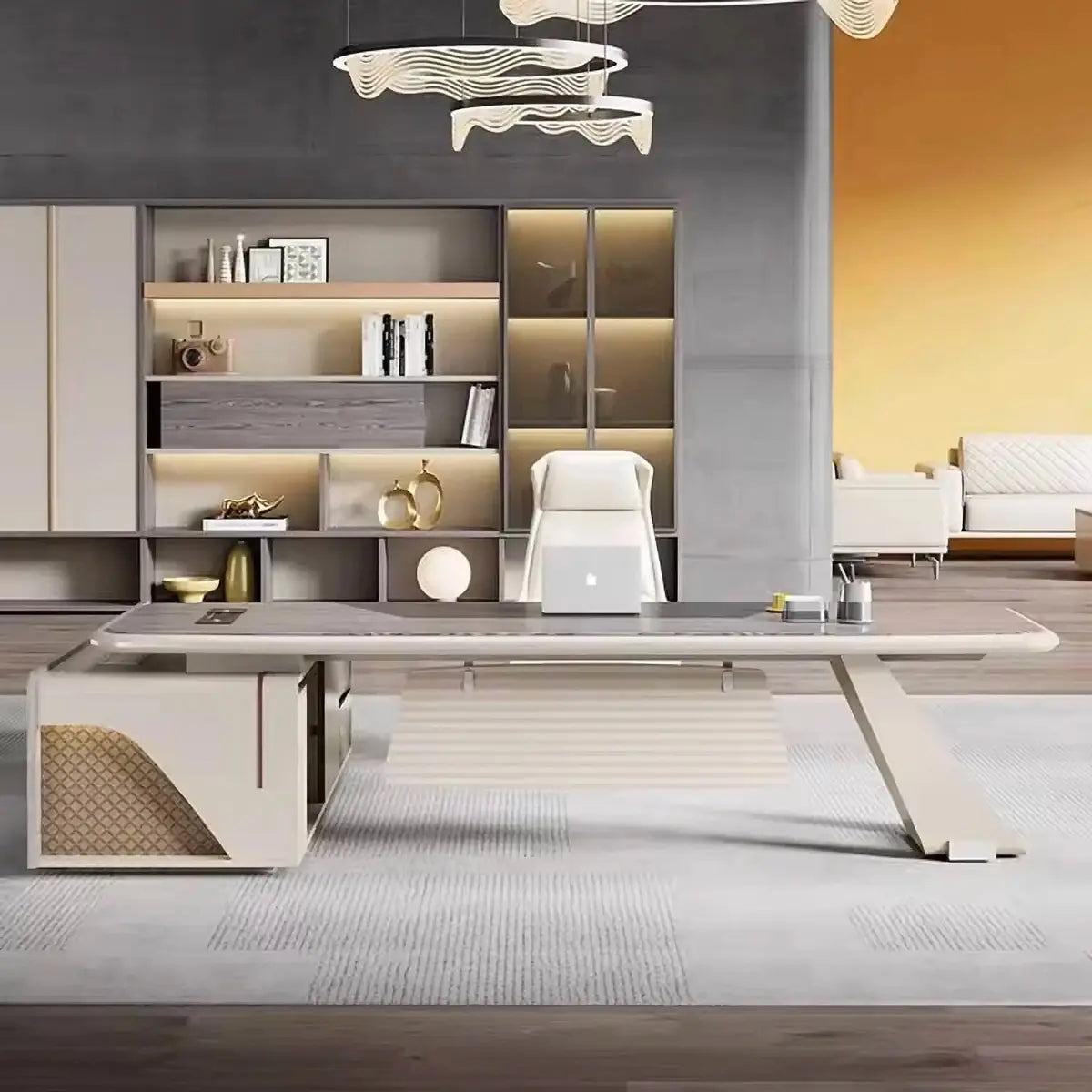 Heyer · Modern L-Shaped Executive Desk