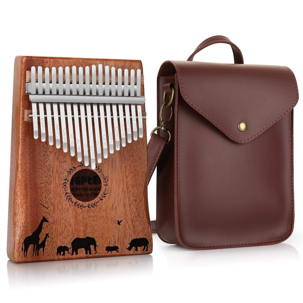 Kalimba 17キー親指ピアノ チューニングハンマー＆バッグ付き