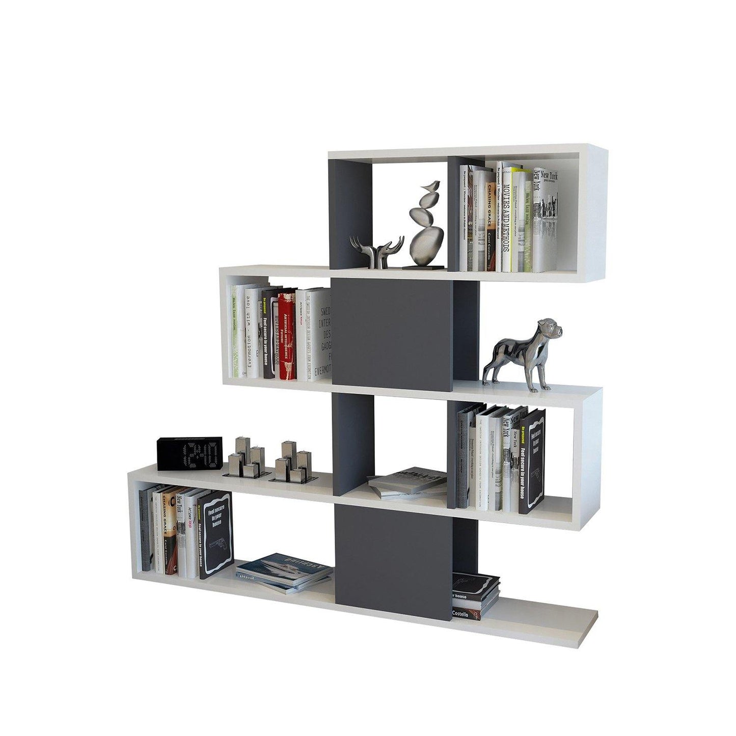 Karlin 43" Tall Accent Bookcase