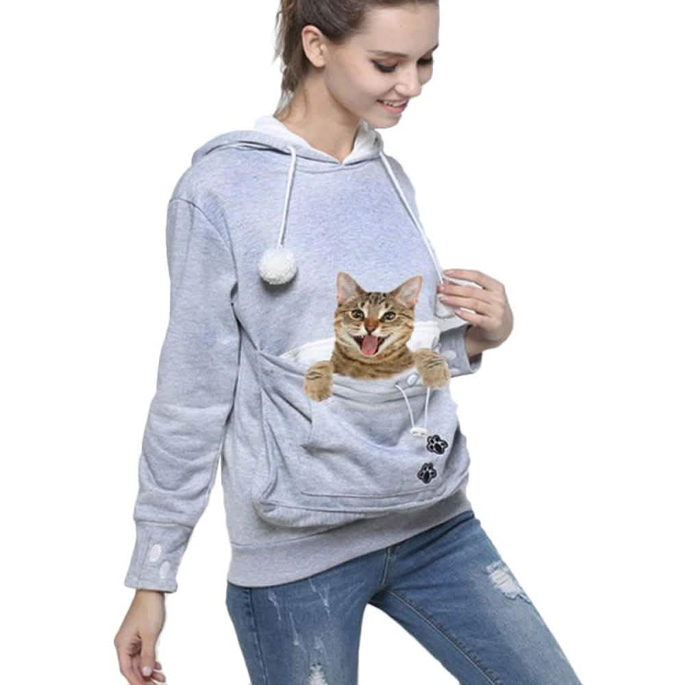 Sweat à capuche kangourou
