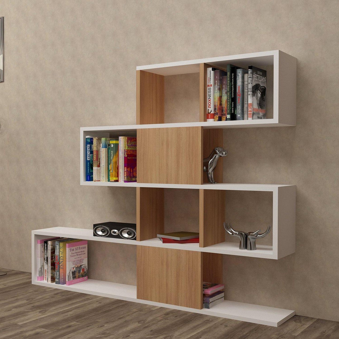 Karlin 43" Tall Accent Bookcase