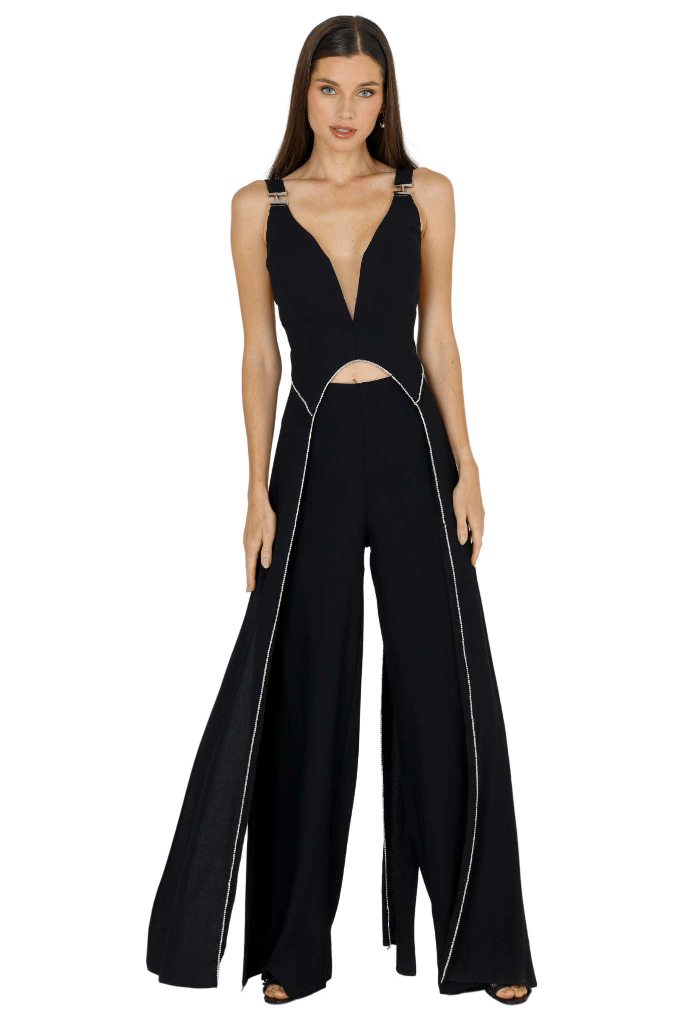 Katerina Grace V-Neck Jumpsuit