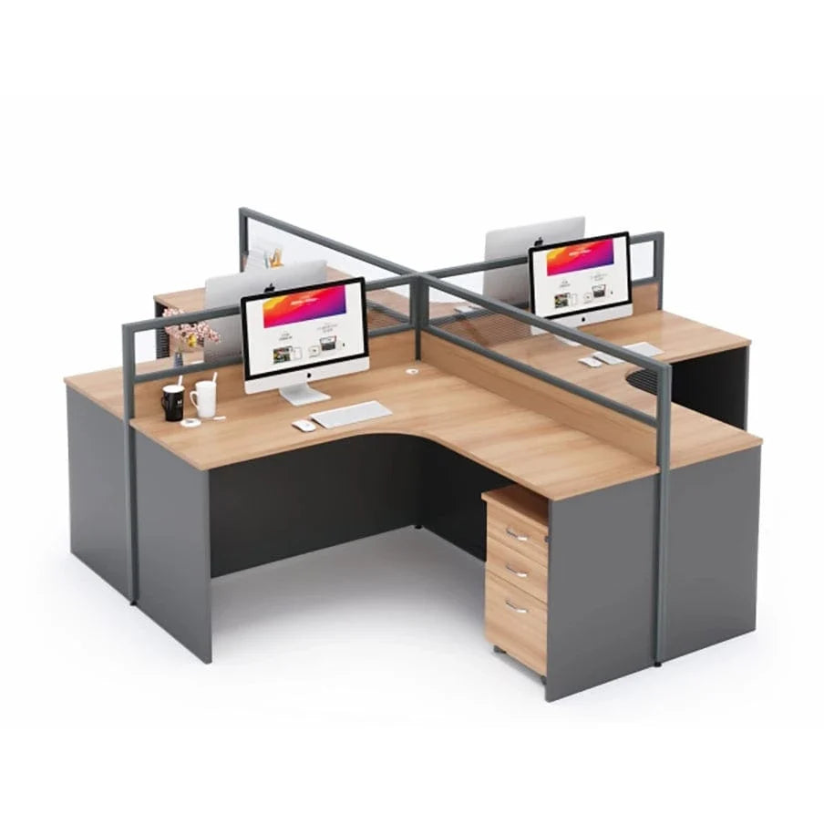 Renvik · L-Shaped Cubicle Workstation