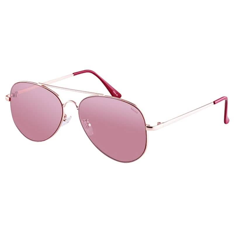 Lunettes de soleil aviateur Kensie Carissa pour femme en métal brillant