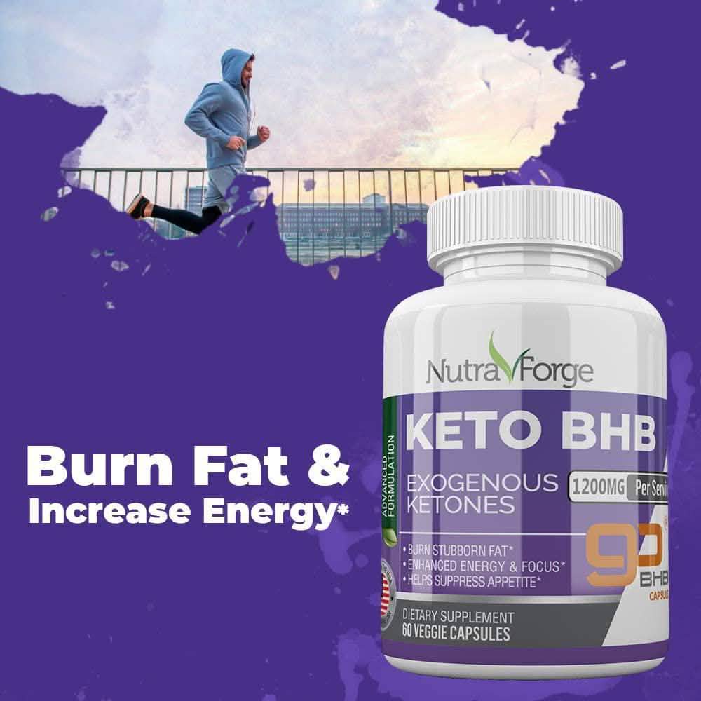 Gélules cétogènes Keto BHB 1200mg pour femmes et hommes