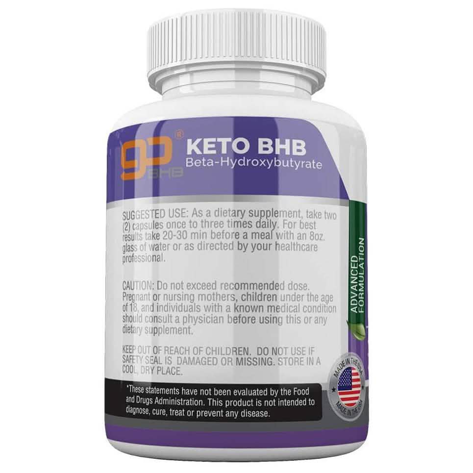 Gélules cétogènes Keto BHB 1200mg pour femmes et hommes