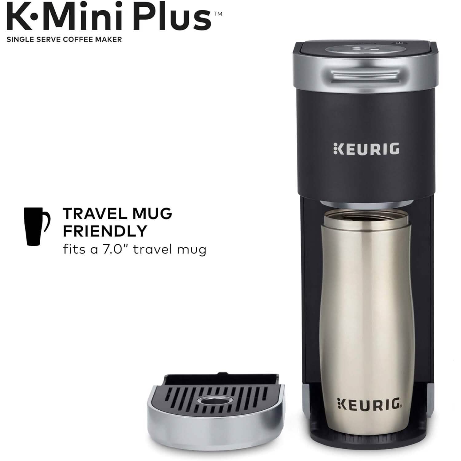 Keurig K-Mini Plus Single Serve K-Cup Pod Coffee Maker  (Refurbished)