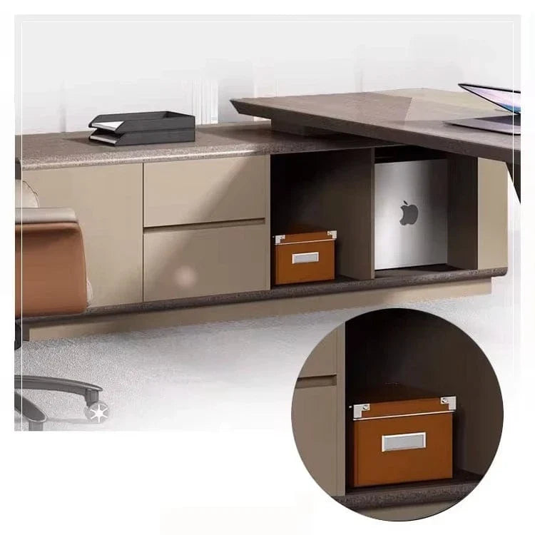 Seguin · Modern L-Shaped Executive Desk