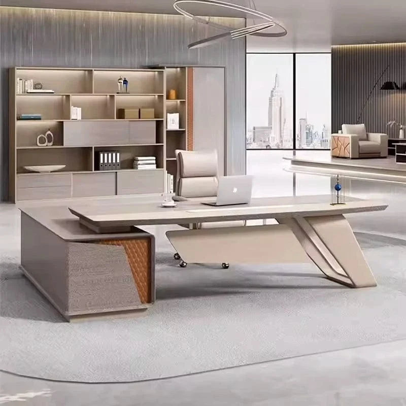 Seguin · Modern L-Shaped Executive Desk