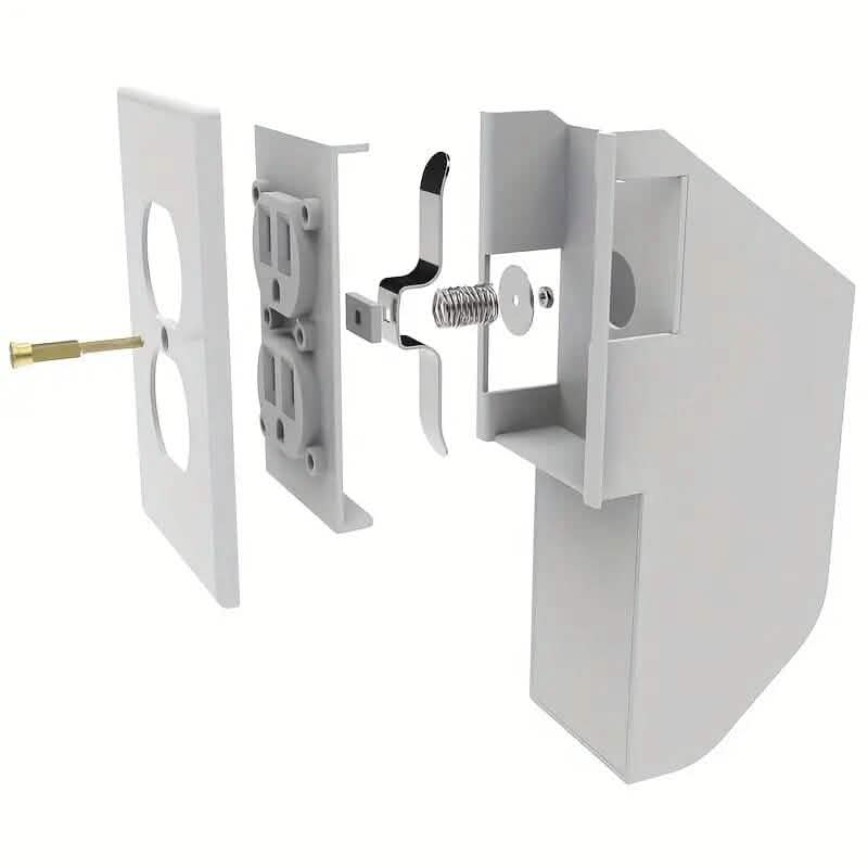 Key Lock Plastic Diversion Wall Outlet Safe