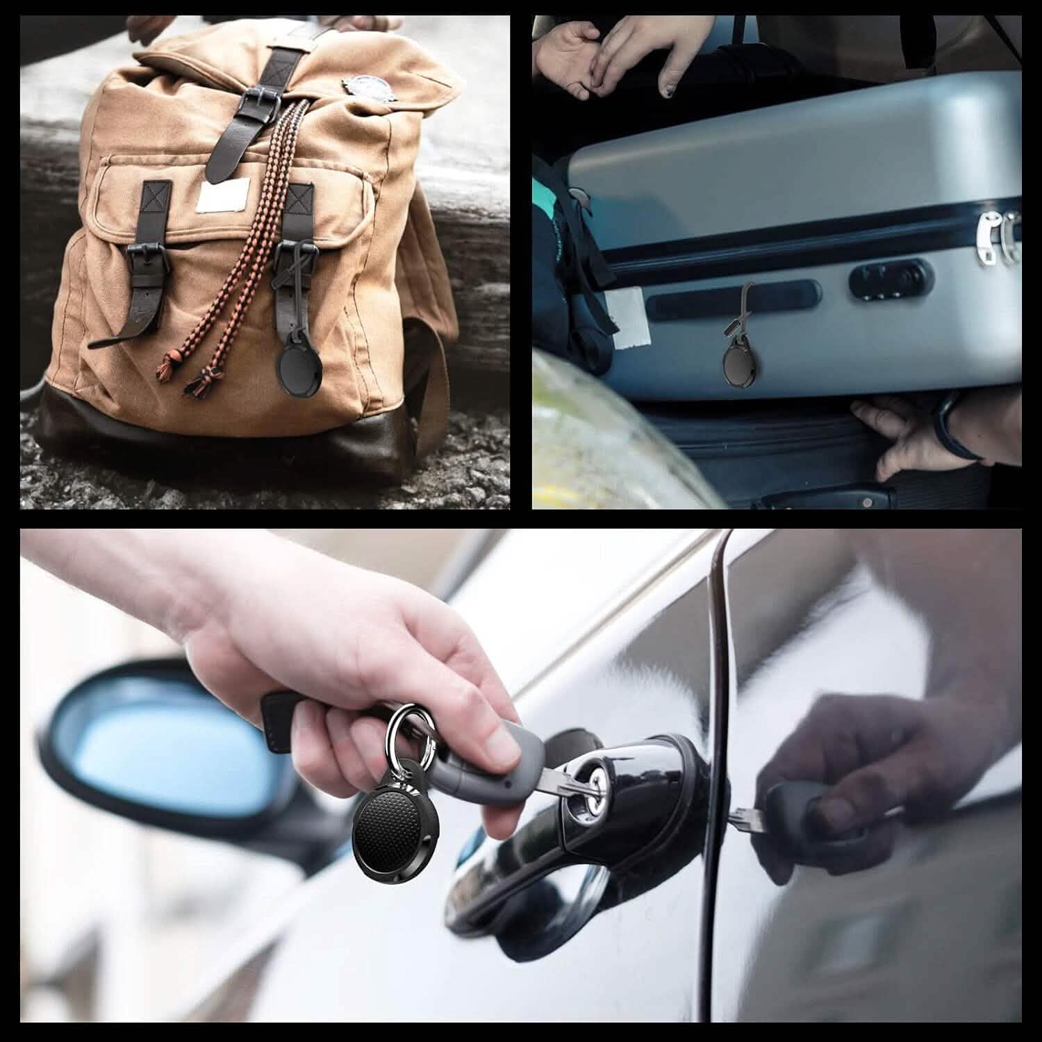 Keychain Holder Compatible with Apple AirTags  (Refurbished)