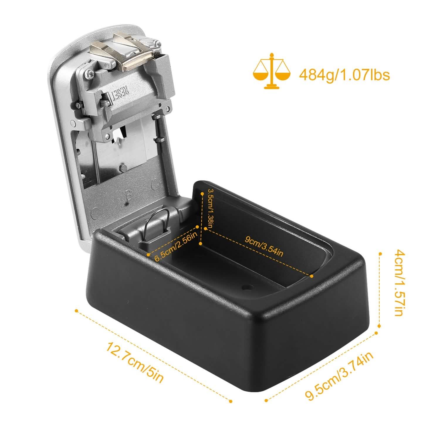 Keys Storage Lock Box with 4 Digits Combination