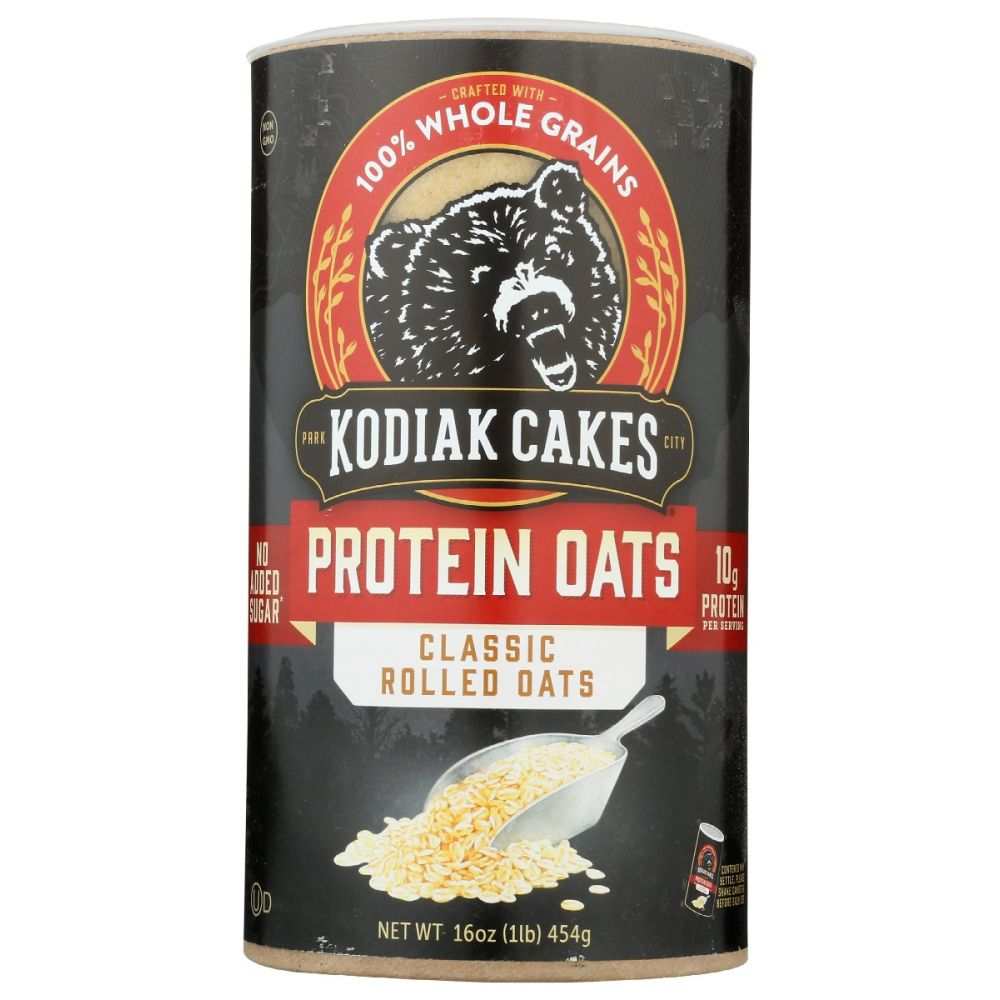KODIAK Oatmeal Classic: 16oz Rolled Oats Canister | Breakfast & Baking
