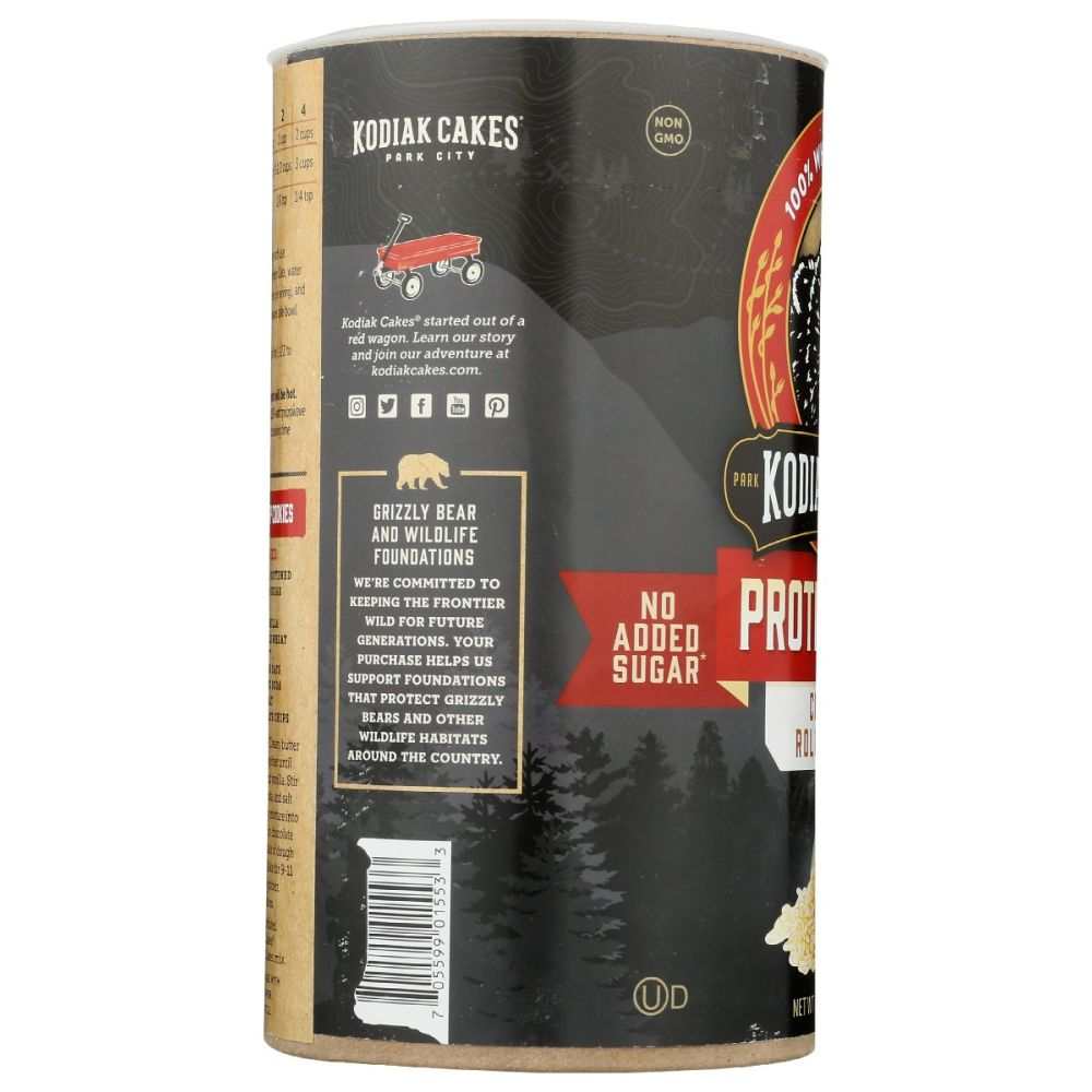 KODIAK Oatmeal Classic: 16oz Rolled Oats Canister | Breakfast & Baking