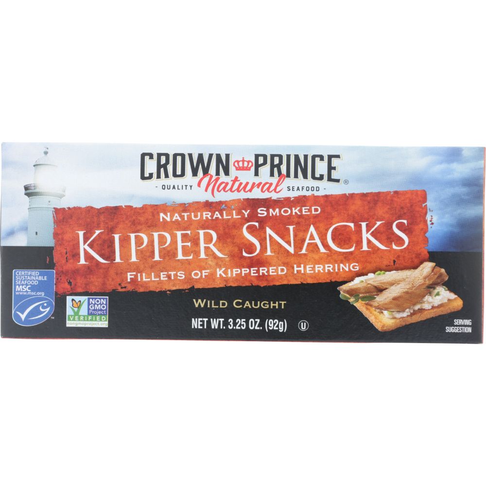 CROWN PRINCE: Naturally Smoked Kipper Snacks, 3.25 oz
